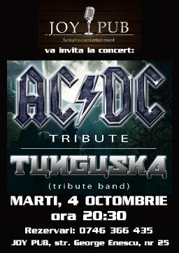 Live TUNGUSKA - AC/DC Tribute - Joy Pub, marti 4 0ct 22:00