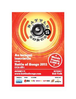 pentru BATTLE OF SONGS 2011!